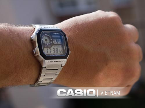 Đồng hồ Casio Standard​ Cấu tạo vỏ nhựa chắc chắn bảo vệ bộ máy bên trong